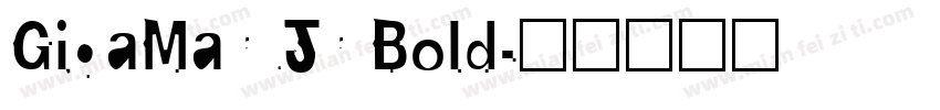 GigaMaruJr Bold字体转换